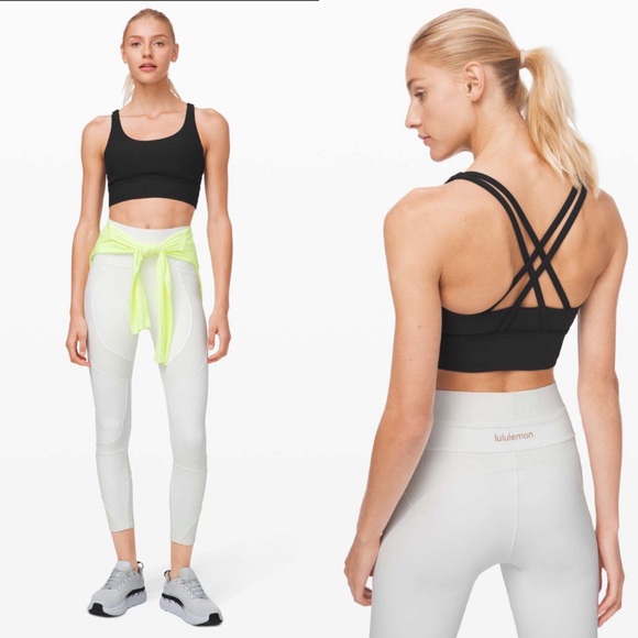 lululemon athletica Other - Lululemon Energy Bra *Long Line Texture
Black size 10